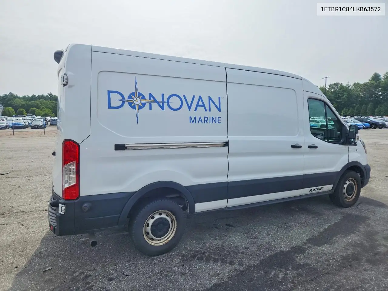 2020 Ford Transit T-250 VIN: 1FTBR1C84LKB63572 Lot: 61950586
