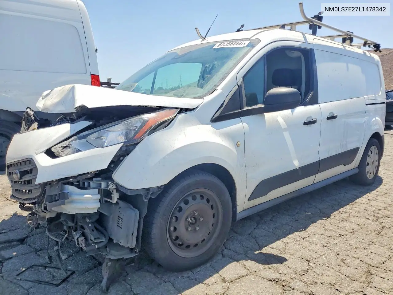2020 Ford Transit Connect Xl VIN: NM0LS7E27L1478342 Lot: 62356066