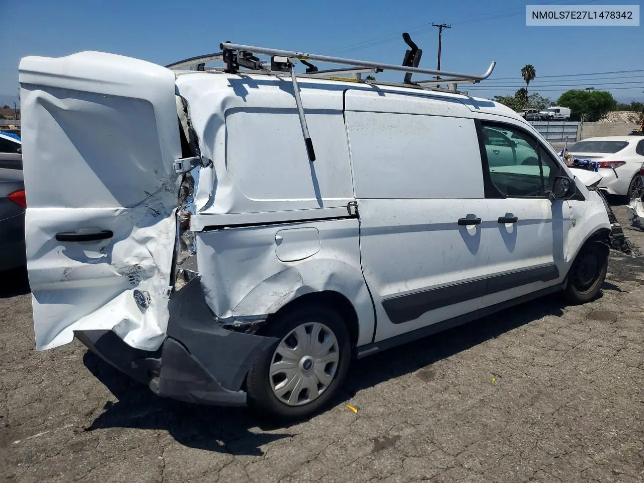 2020 Ford Transit Connect Xl VIN: NM0LS7E27L1478342 Lot: 62356066