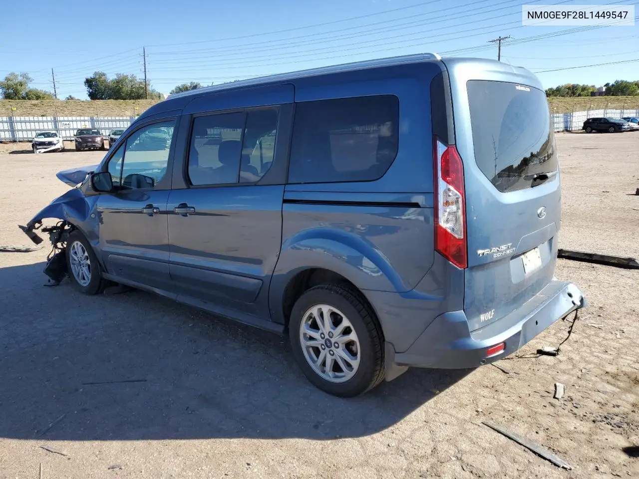NM0GE9F28L1449547 2020 Ford Transit Connect Xlt