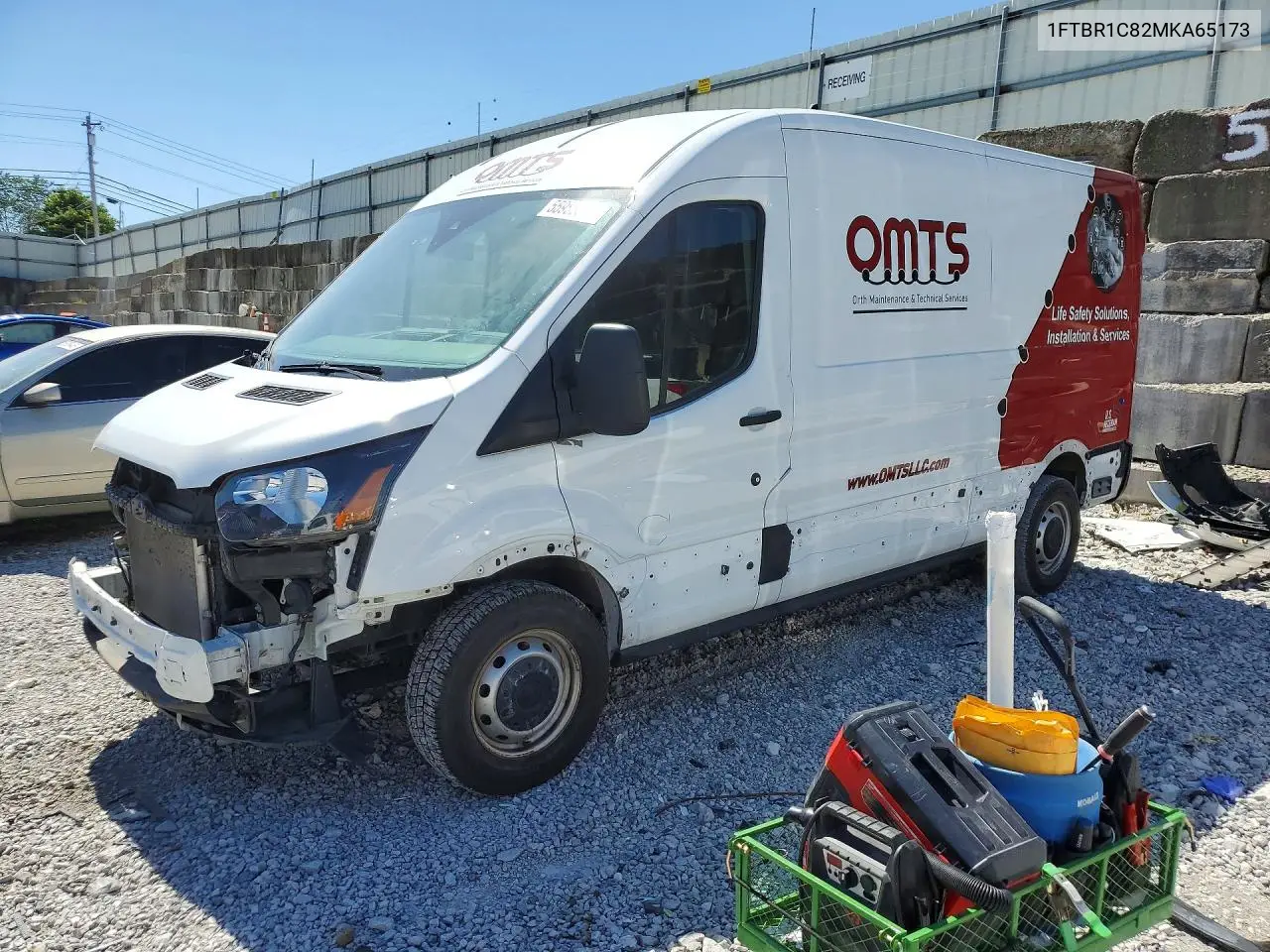 2021 Ford Transit 250 Delivery Van VIN: 1FTBR1C82MKA65173 Lot: 55955066