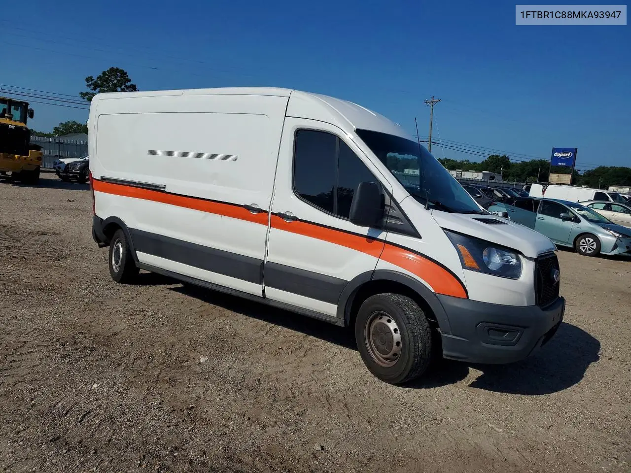 2021 Ford Transit 250 Delivery Van VIN: 1FTBR1C88MKA93947 Lot: 59178116