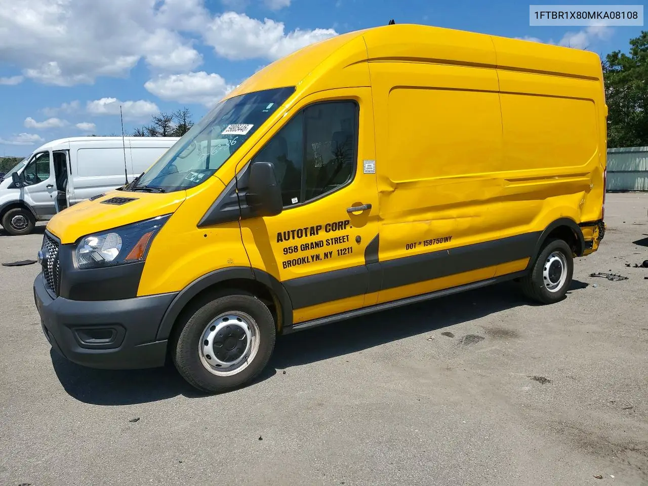 2021 Ford Transit T-250 VIN: 1FTBR1X80MKA08108 Lot: 59805446