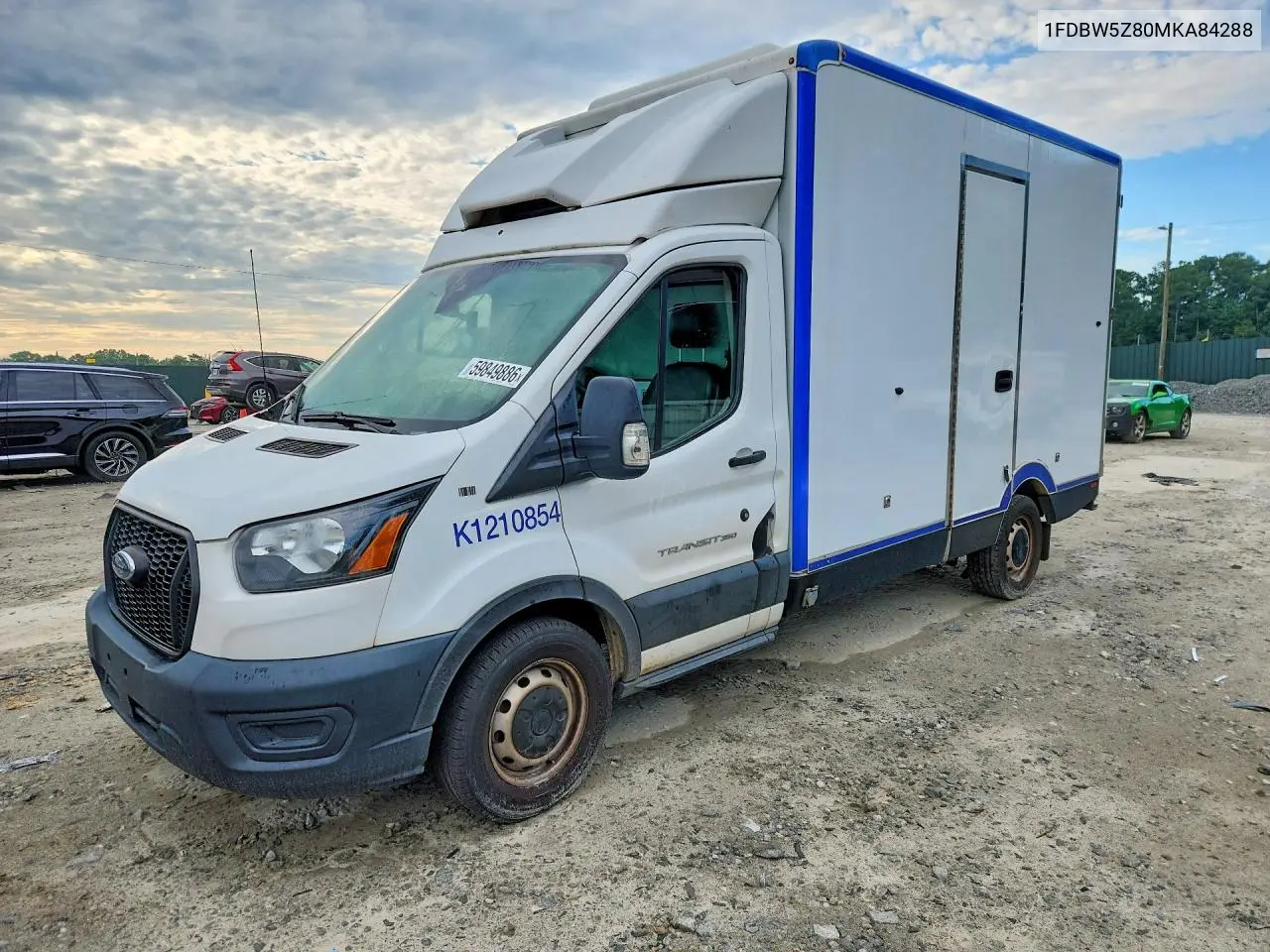 2021 Ford Transit Delivery Truck VIN: 1FDBW5Z80MKA84288 Lot: 59849886