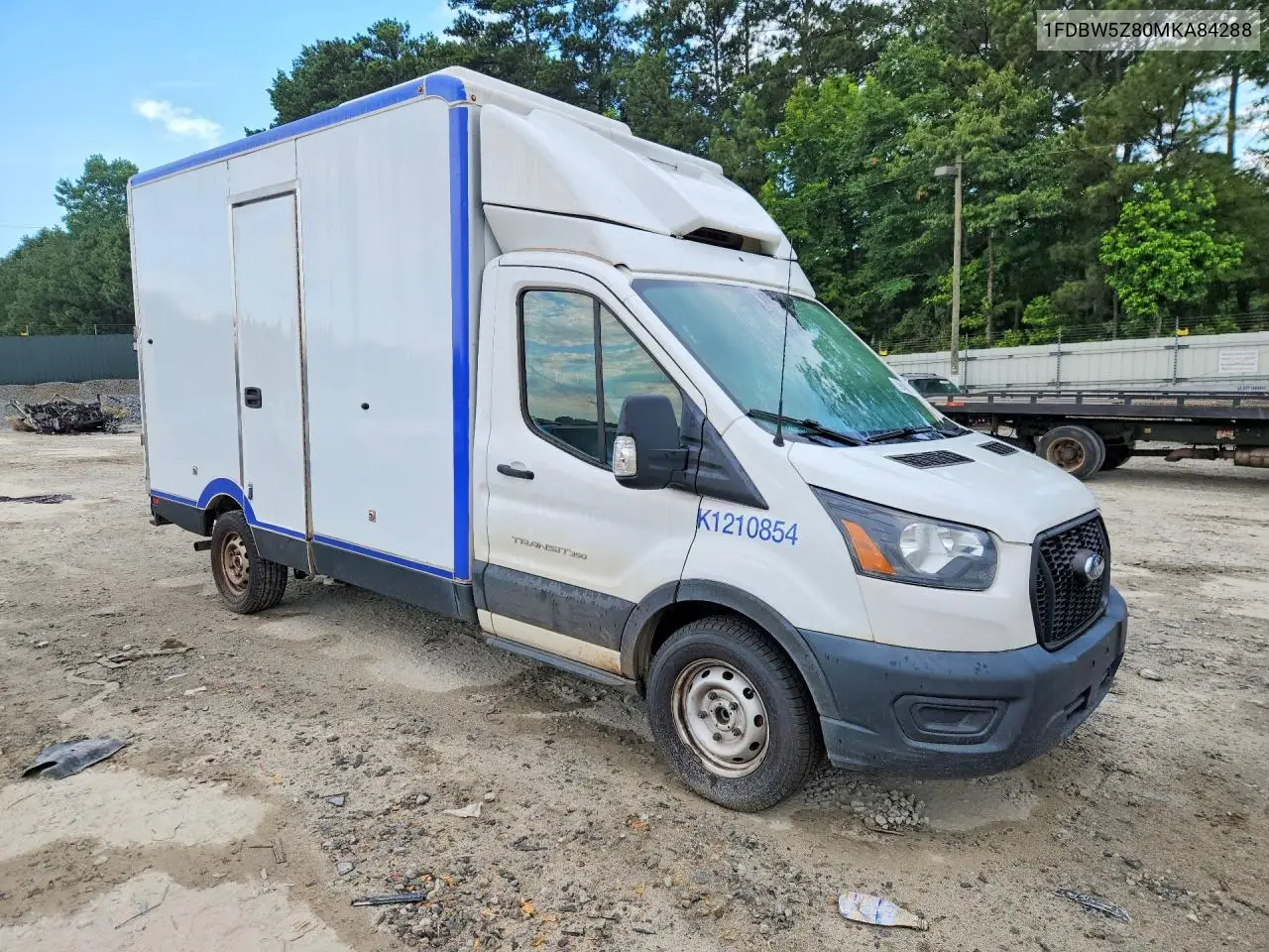 2021 Ford Transit Delivery Truck VIN: 1FDBW5Z80MKA84288 Lot: 59849886