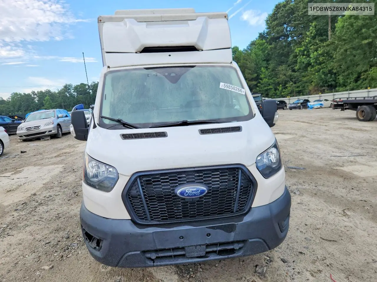 2021 Ford Transit Delivery Truck VIN: 1FDBW5Z8XMKA84315 Lot: 59850266
