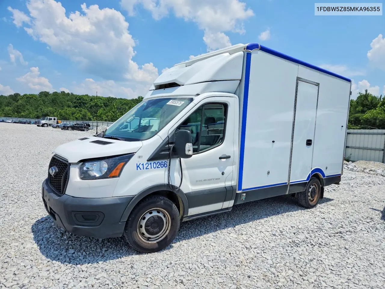 2021 Ford Transit 350 Delivery Truck VIN: 1FDBW5Z85MKA96355 Lot: 59850576