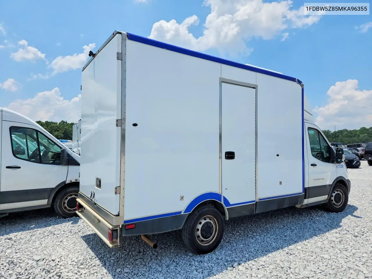2021 Ford Transit 350 Delivery Truck VIN: 1FDBW5Z85MKA96355 Lot: 59850576