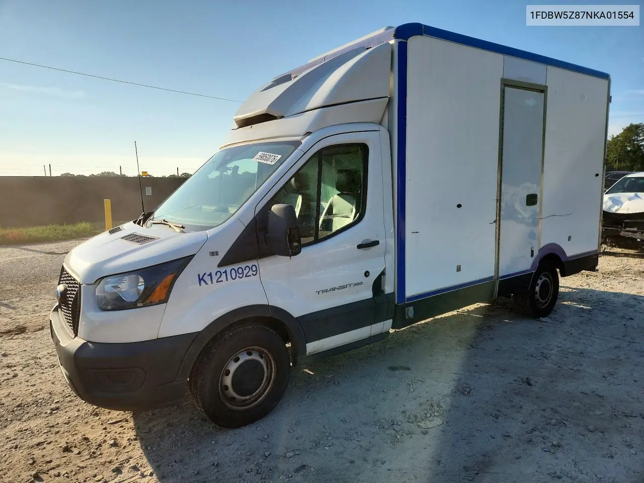 2022 Ford Transit T-350 Delivery Truck VIN: 1FDBW5Z87NKA01554 Lot: 59850076