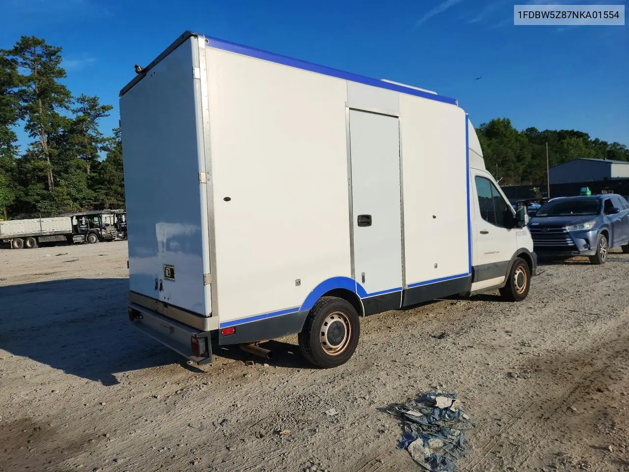 2022 Ford Transit T-350 Delivery Truck VIN: 1FDBW5Z87NKA01554 Lot: 59850076