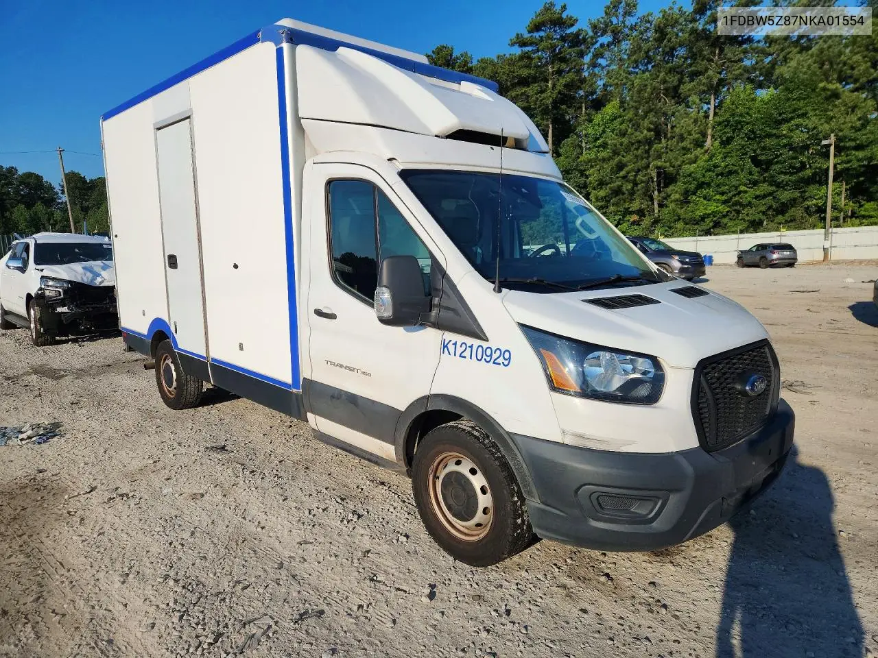 2022 Ford Transit T-350 Delivery Truck VIN: 1FDBW5Z87NKA01554 Lot: 59850076