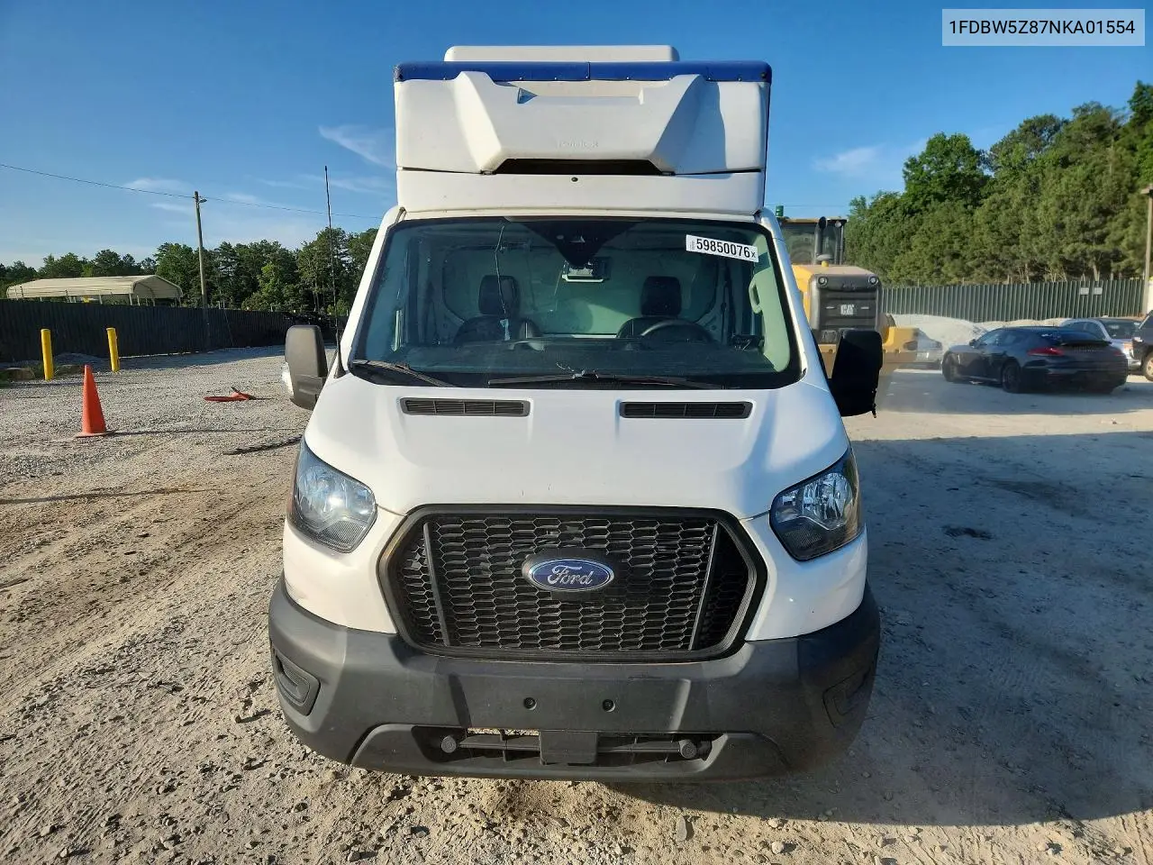 2022 Ford Transit T-350 Delivery Truck VIN: 1FDBW5Z87NKA01554 Lot: 59850076