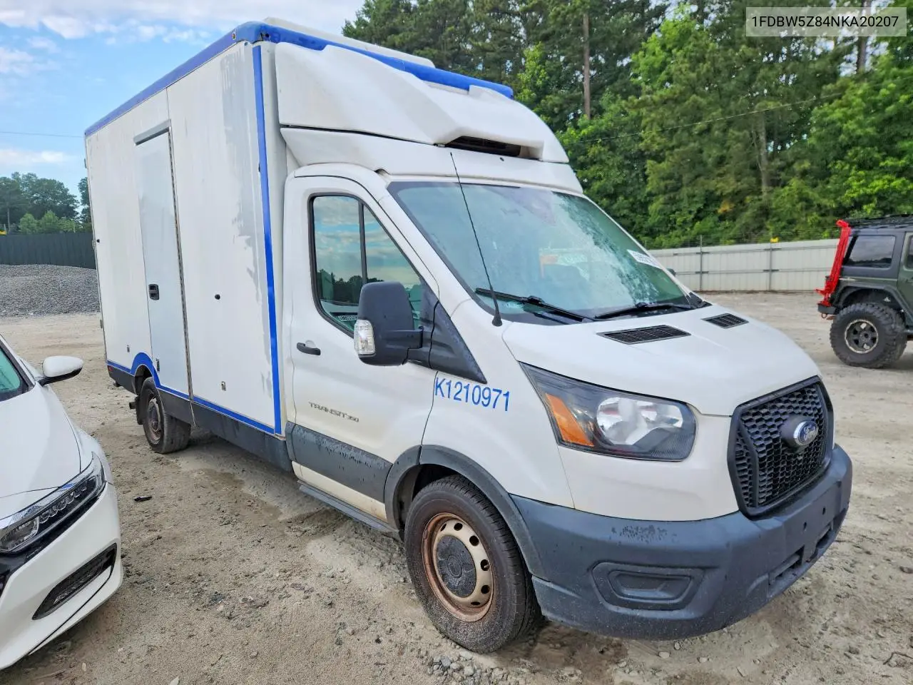 2022 Ford Transit Delivery Truck VIN: 1FDBW5Z84NKA20207 Lot: 59850186