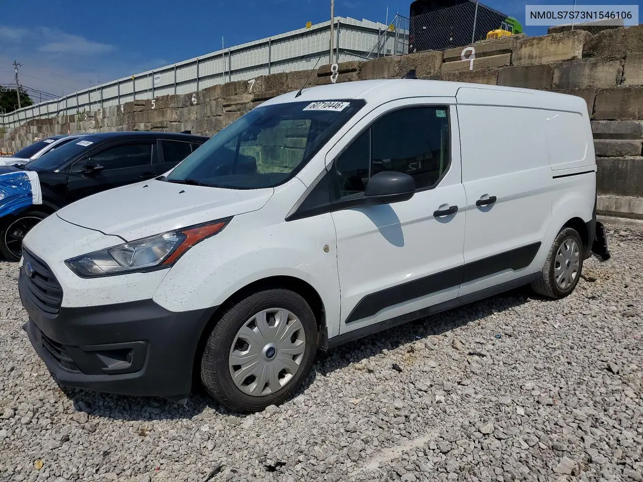 2022 Ford Transit Connect Xl VIN: NM0LS7S73N1546106 Lot: 60710446