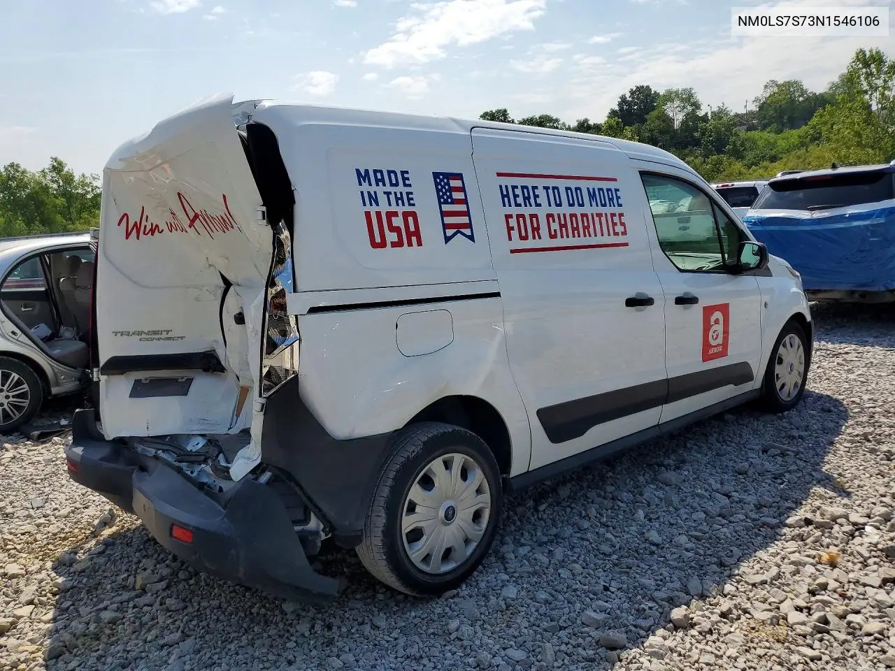 2022 Ford Transit Connect Xl VIN: NM0LS7S73N1546106 Lot: 60710446