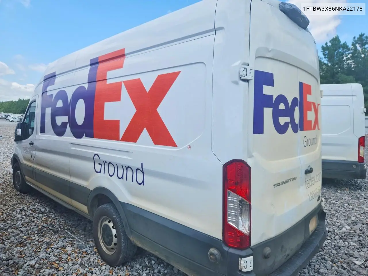 2022 Ford Transit - Delivery Van VIN: 1FTBW3X86NKA22178 Lot: 60954866