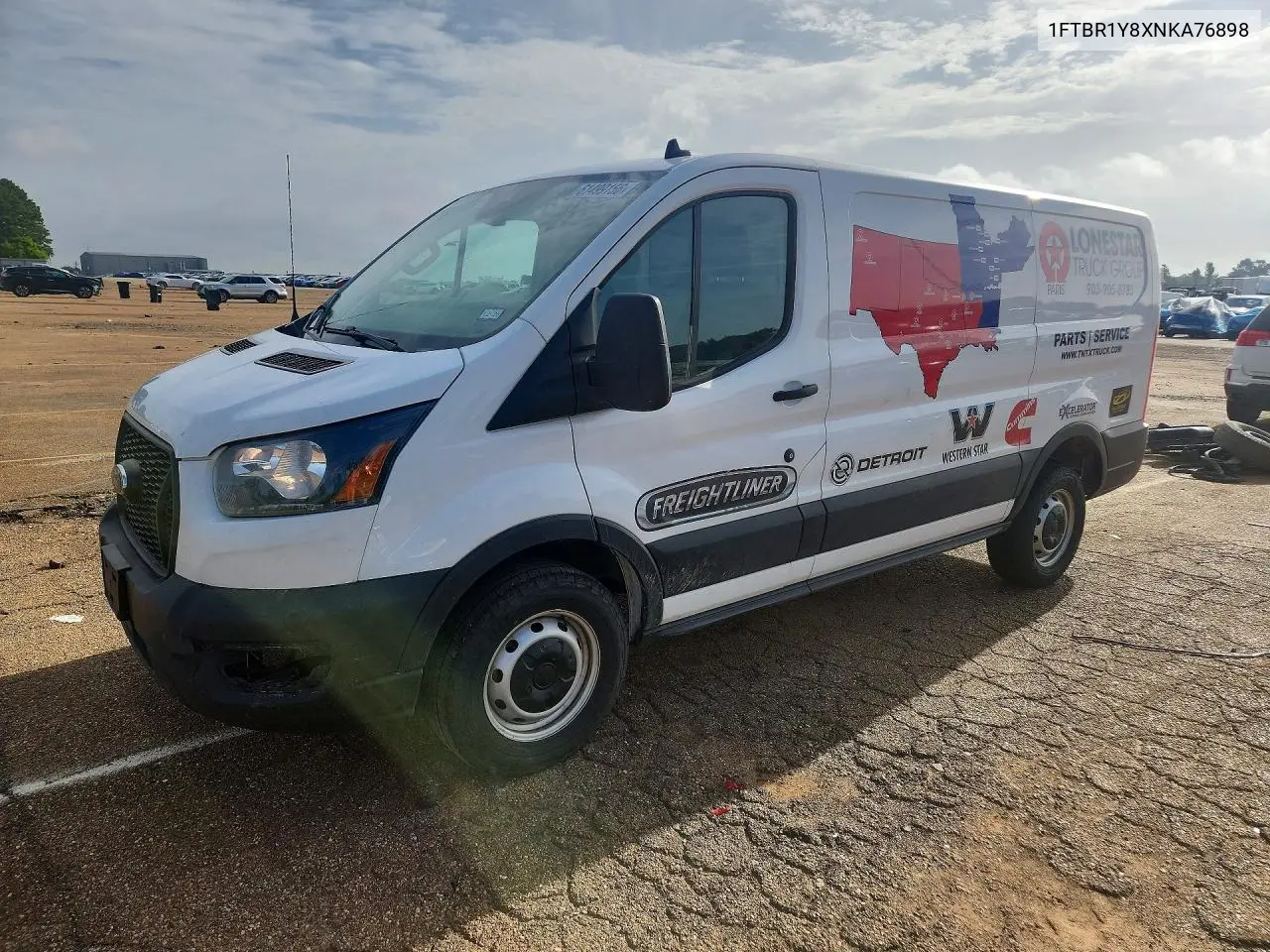 2022 Ford Transit T-250 VIN: 1FTBR1Y8XNKA76898 Lot: 61499156