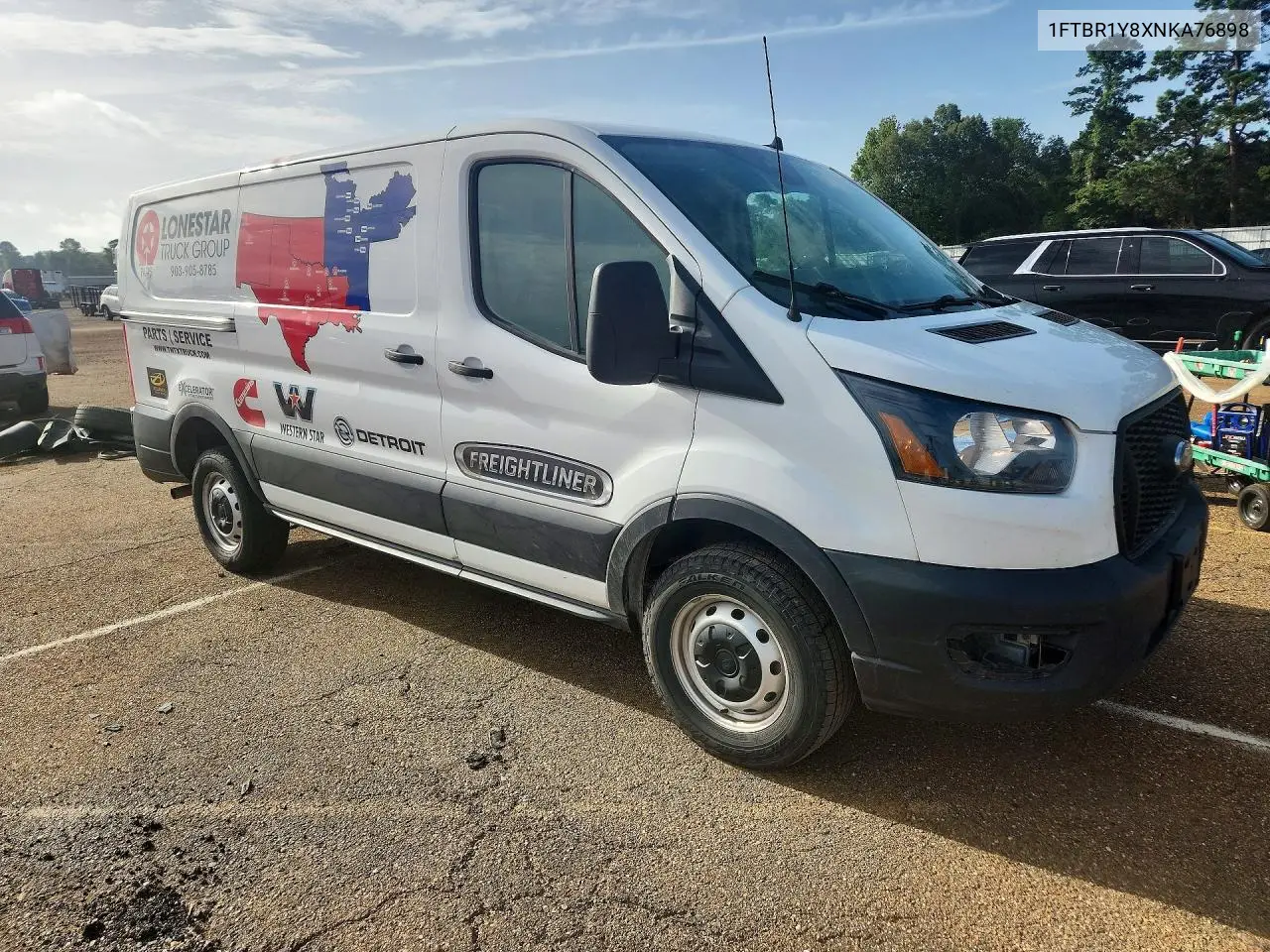 2022 Ford Transit T-250 VIN: 1FTBR1Y8XNKA76898 Lot: 61499156