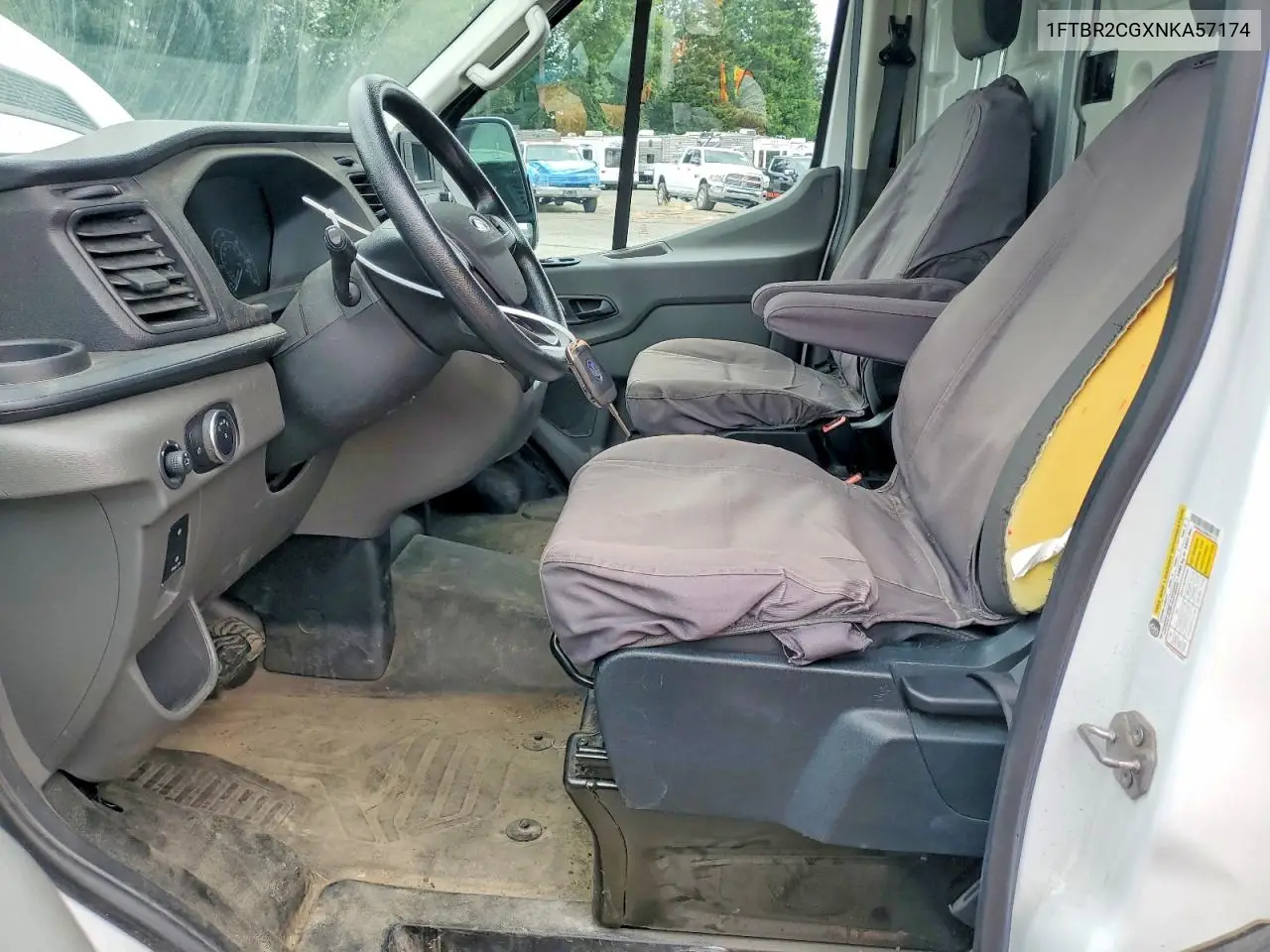 2022 Ford Transit T-250 VIN: 1FTBR2CGXNKA57174 Lot: 61674076