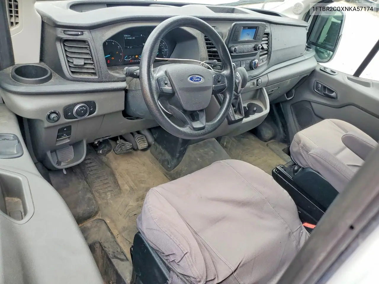 2022 Ford Transit T-250 VIN: 1FTBR2CGXNKA57174 Lot: 61674076