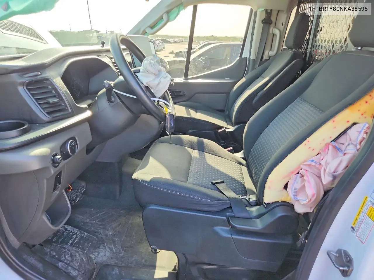 2022 Ford Transit T-250 VIN: 1FTBR1Y80NKA38595 Lot: 61749096