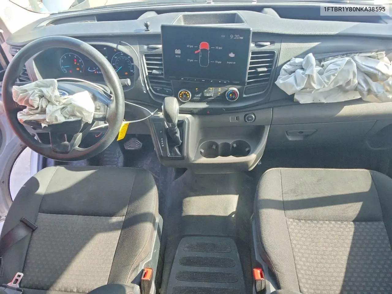 2022 Ford Transit T-250 VIN: 1FTBR1Y80NKA38595 Lot: 61749096