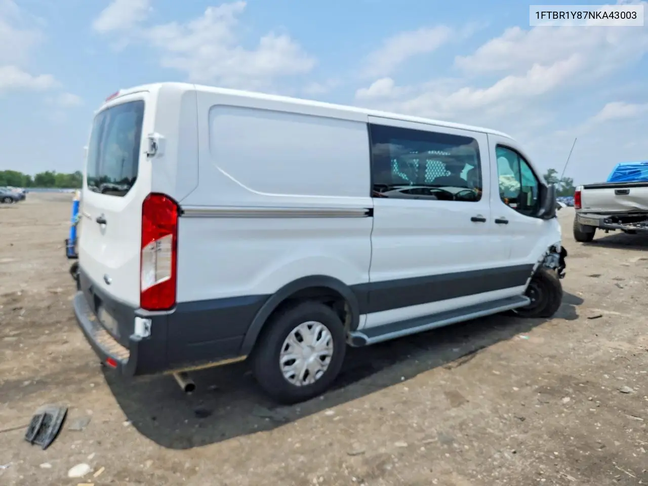 2022 Ford Transit T-250 VIN: 1FTBR1Y87NKA43003 Lot: 61899546