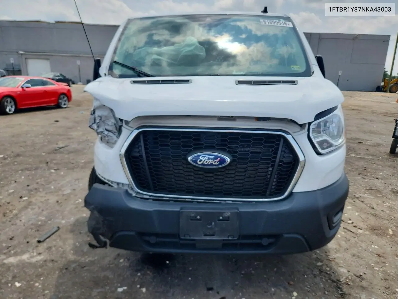 2022 Ford Transit T-250 VIN: 1FTBR1Y87NKA43003 Lot: 61899546