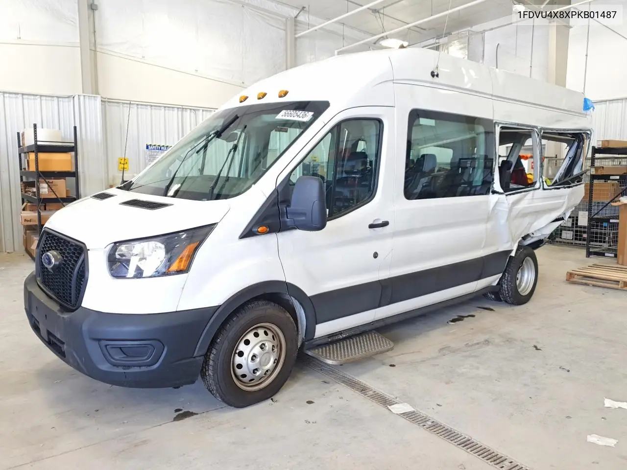 2023 Ford Transit T-350 Hd VIN: 1FDVU4X8XPKB01487 Lot: 56605436