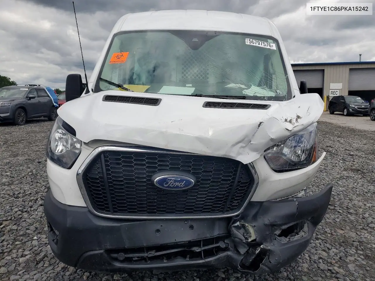 2023 Ford Transit T-150 VIN: 1FTYE1C86PKA15242 Lot: 56797576