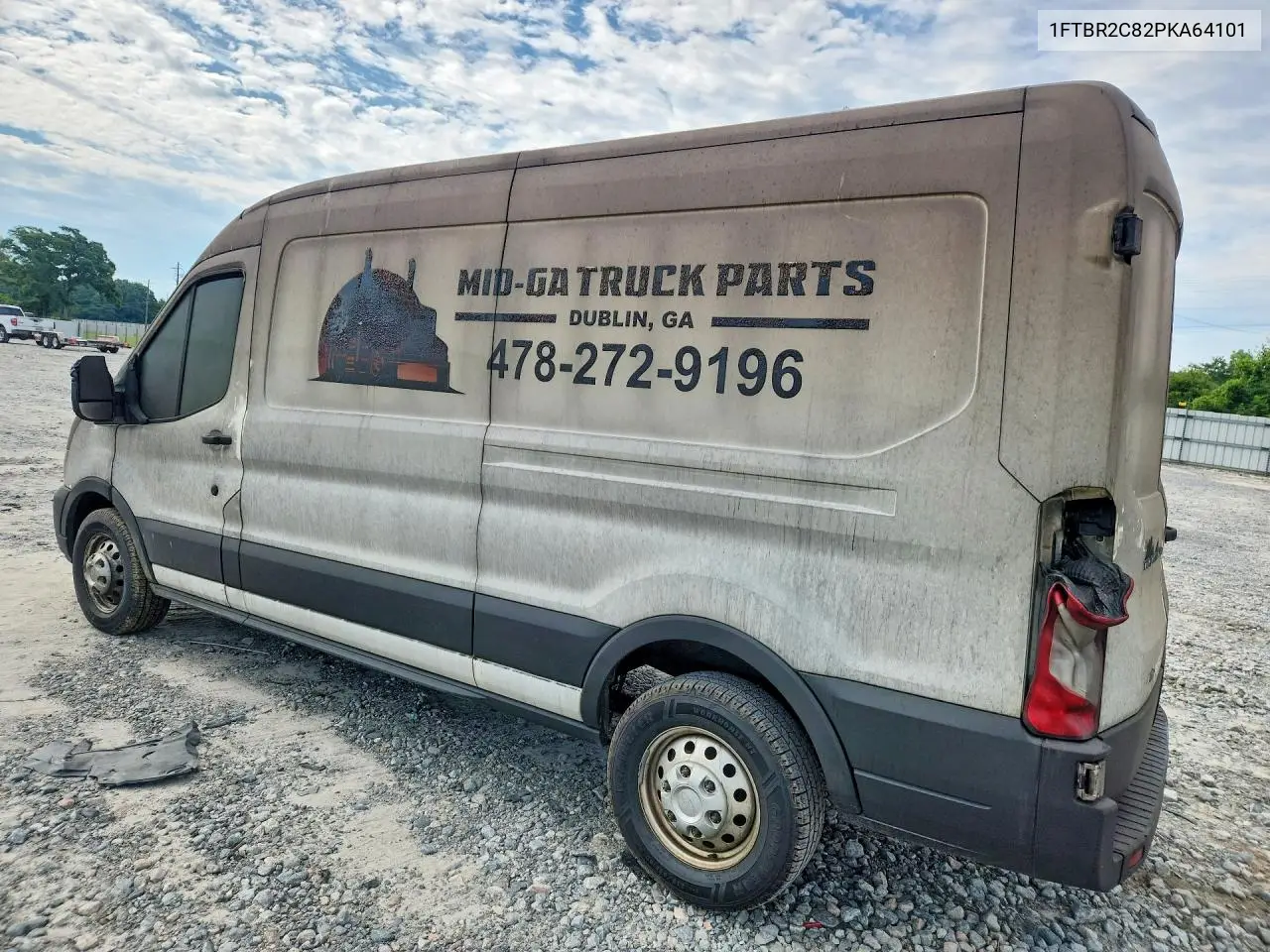 2023 Ford Transit 250 Delivery Van VIN: 1FTBR2C82PKA64101 Lot: 58064596