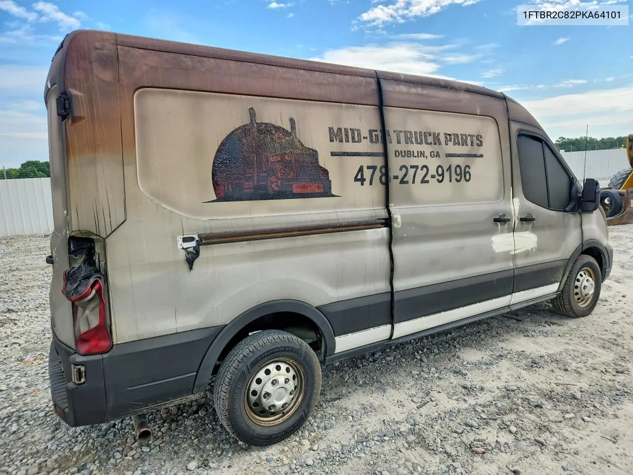 2023 Ford Transit 250 Delivery Van VIN: 1FTBR2C82PKA64101 Lot: 58064596
