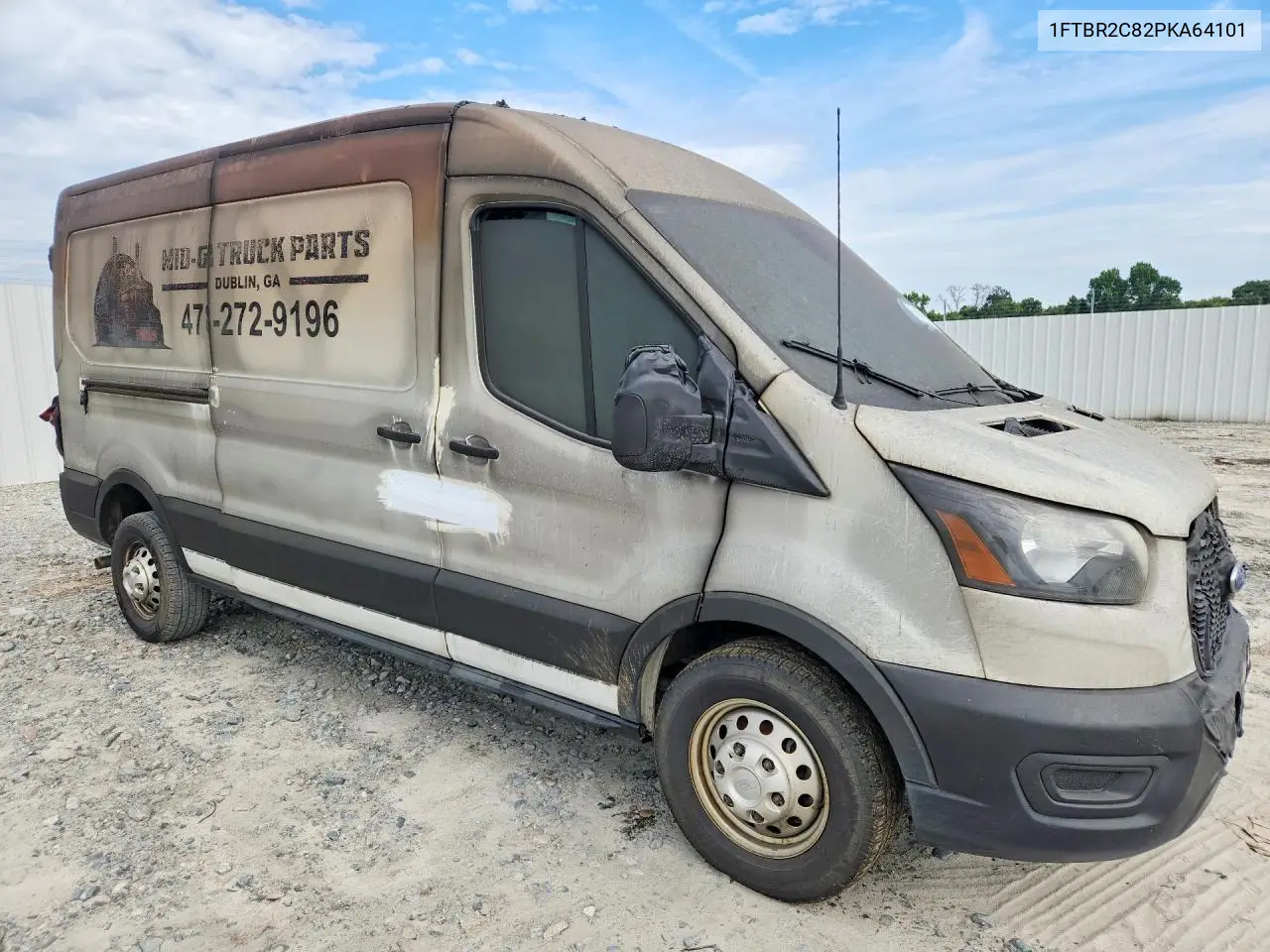2023 Ford Transit 250 Delivery Van VIN: 1FTBR2C82PKA64101 Lot: 58064596