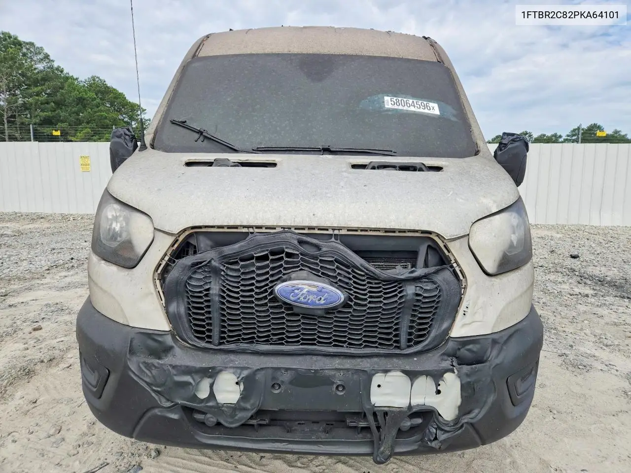 2023 Ford Transit 250 Delivery Van VIN: 1FTBR2C82PKA64101 Lot: 58064596