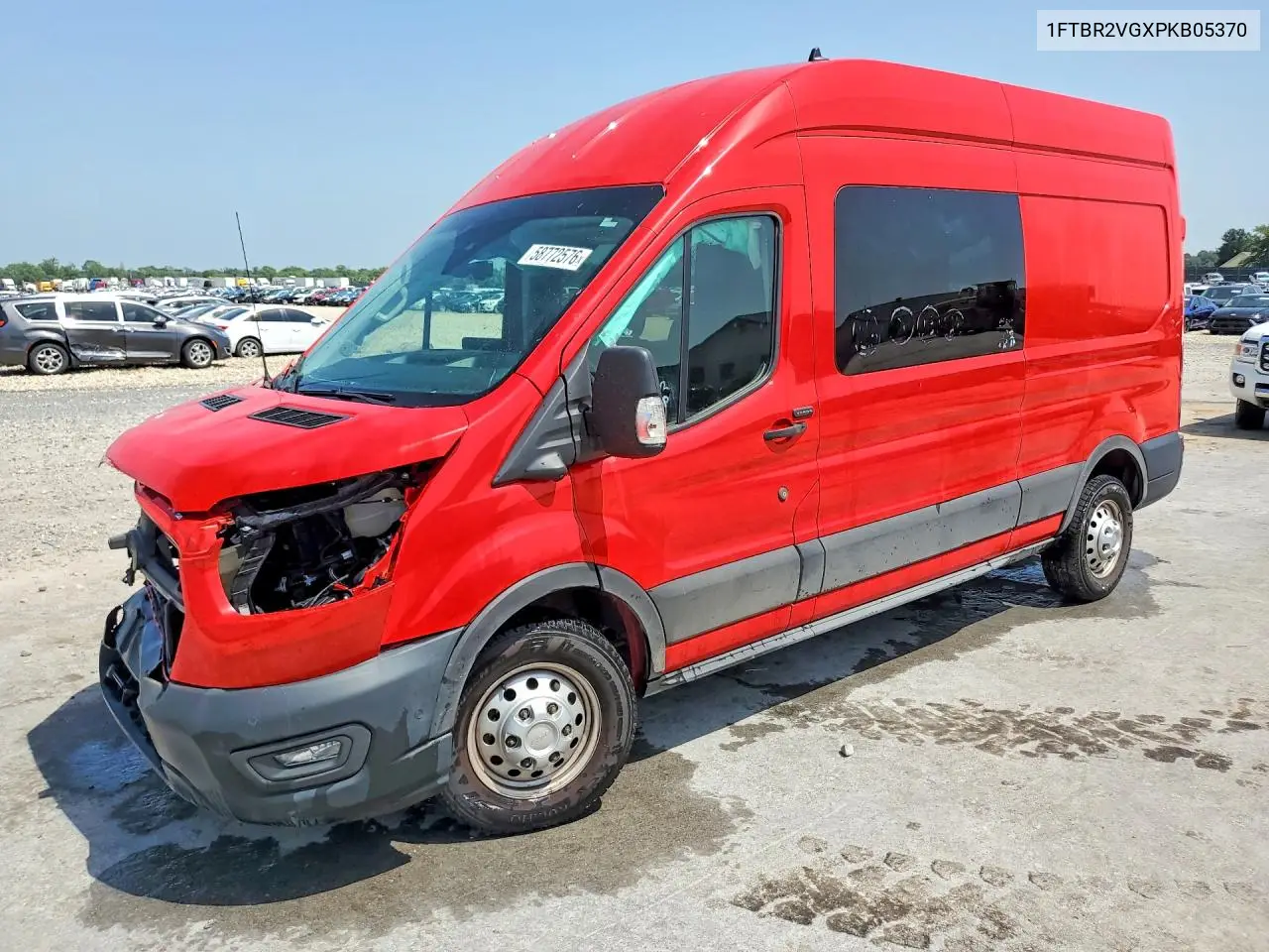 2023 Ford Transit T-250 VIN: 1FTBR2VGXPKB05370 Lot: 58772576