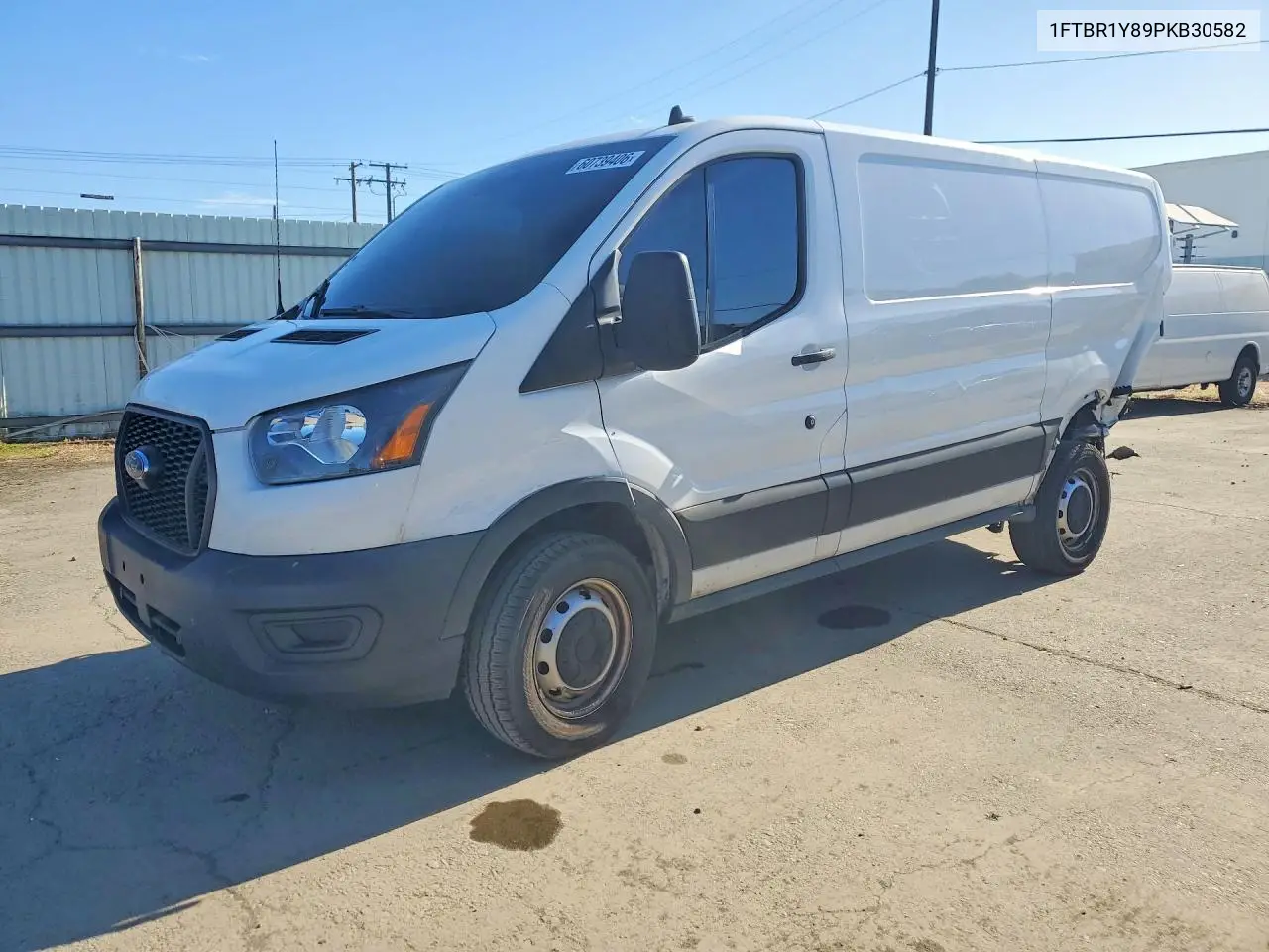 2023 Ford Transit T-250 VIN: 1FTBR1Y89PKB30582 Lot: 60739406