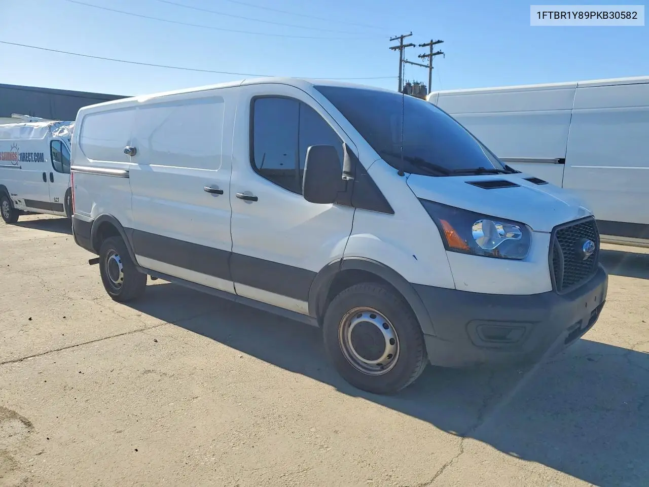 2023 Ford Transit T-250 VIN: 1FTBR1Y89PKB30582 Lot: 60739406