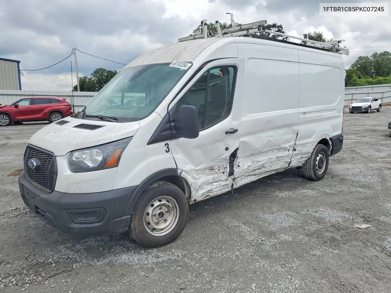 2023 Ford Transit T-250 VIN: 1FTBR1C85PKC07245 Lot: 60763356