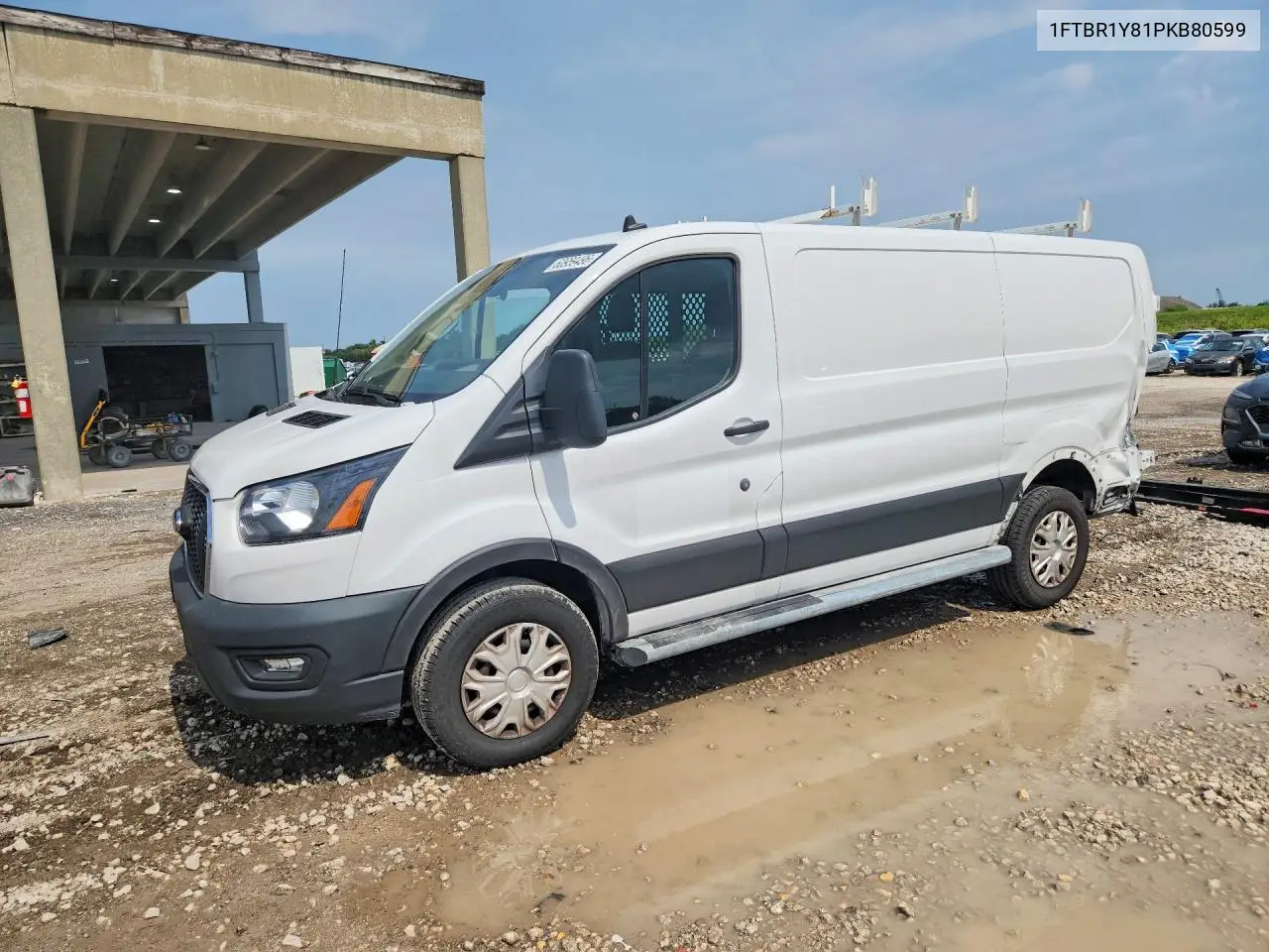 2023 Ford Transit T-250 VIN: 1FTBR1Y81PKB80599 Lot: 60959496
