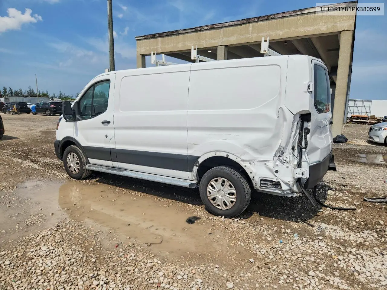 2023 Ford Transit T-250 VIN: 1FTBR1Y81PKB80599 Lot: 60959496