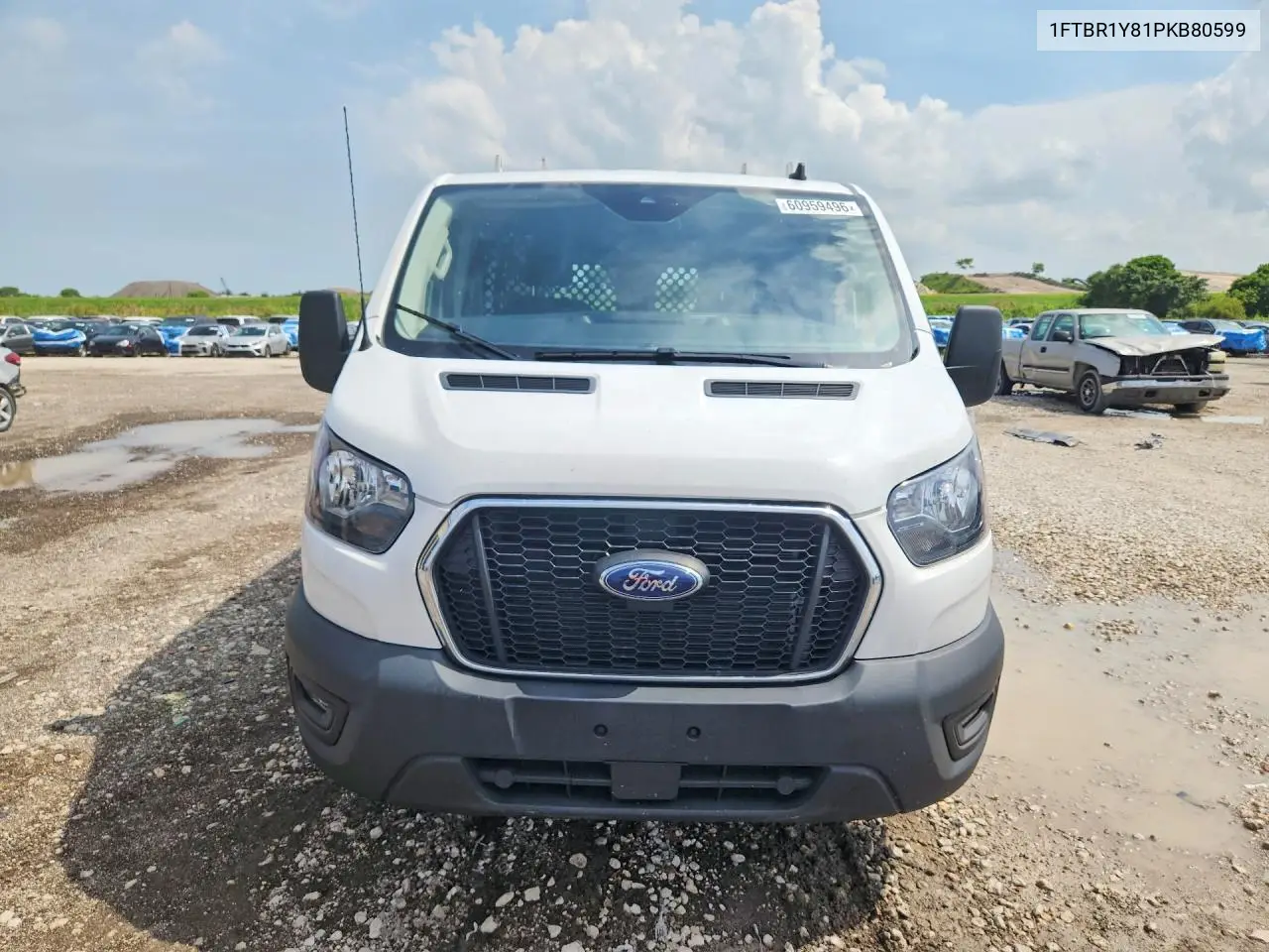 2023 Ford Transit T-250 VIN: 1FTBR1Y81PKB80599 Lot: 60959496