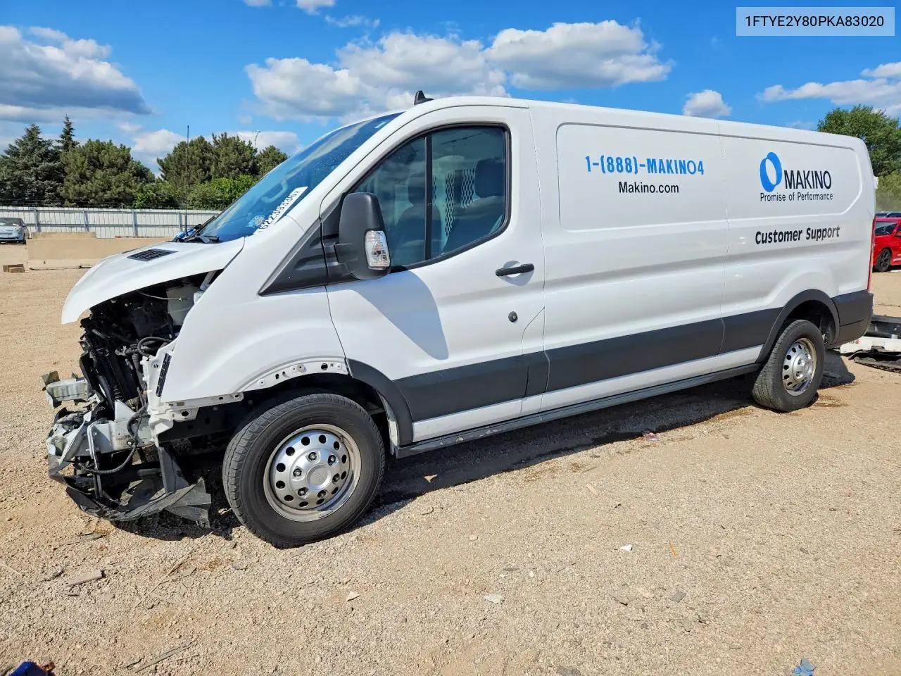 2023 Ford Transit T-150 VIN: 1FTYE2Y80PKA83020 Lot: 62239336