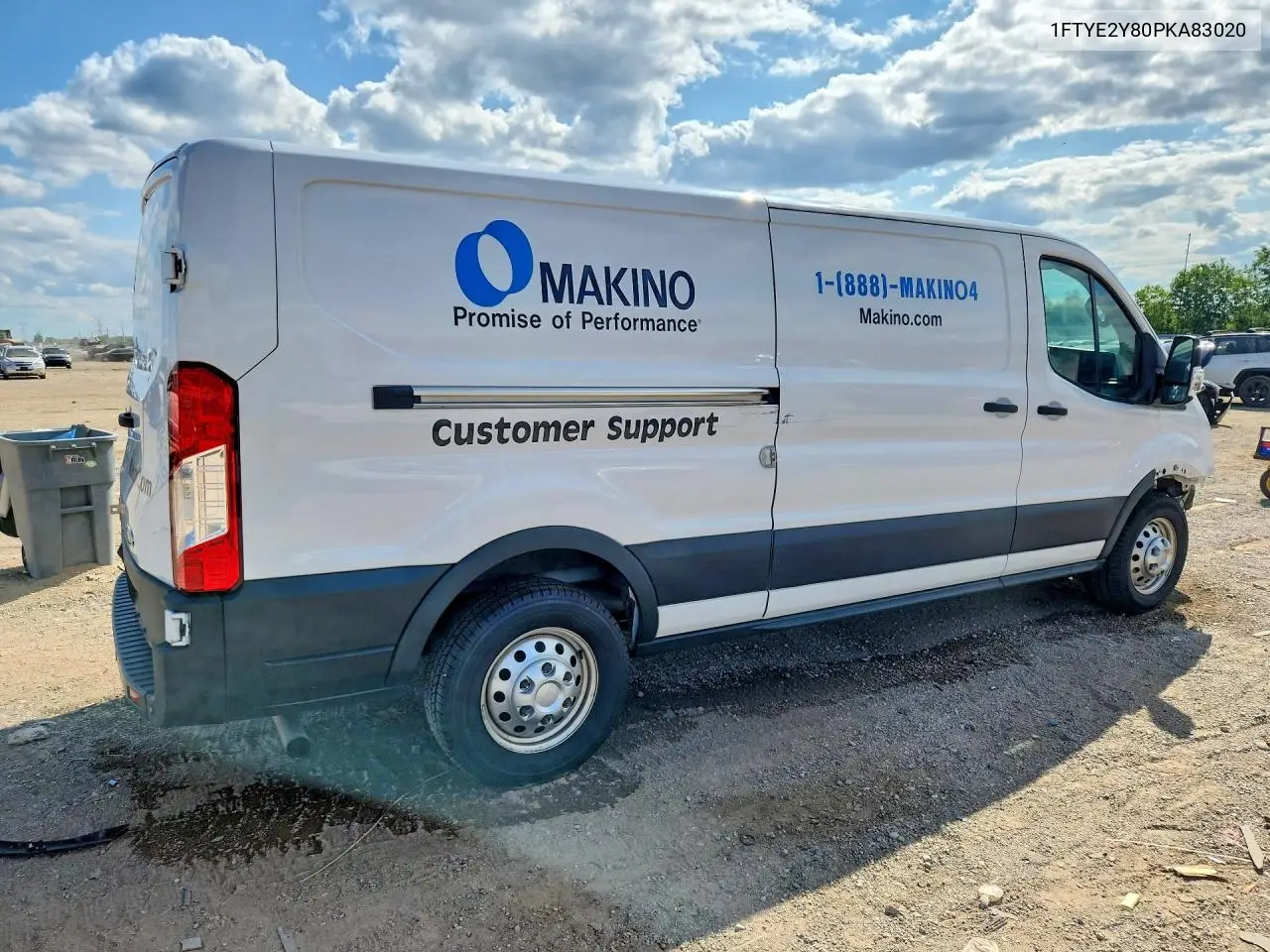 2023 Ford Transit T-150 VIN: 1FTYE2Y80PKA83020 Lot: 62239336