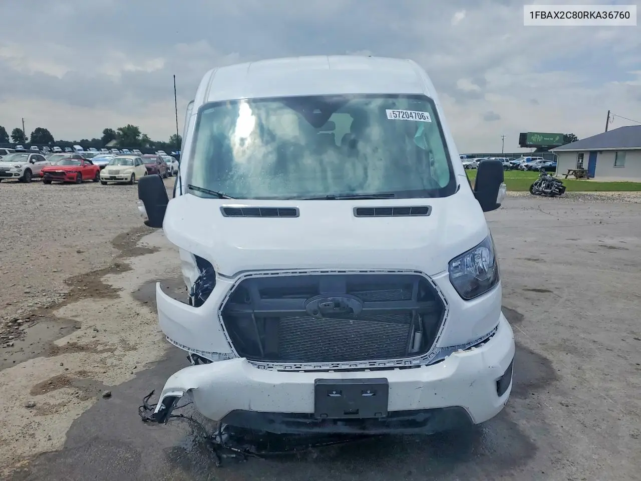 2024 Ford Transit T-350 VIN: 1FBAX2C80RKA36760 Lot: 57204706