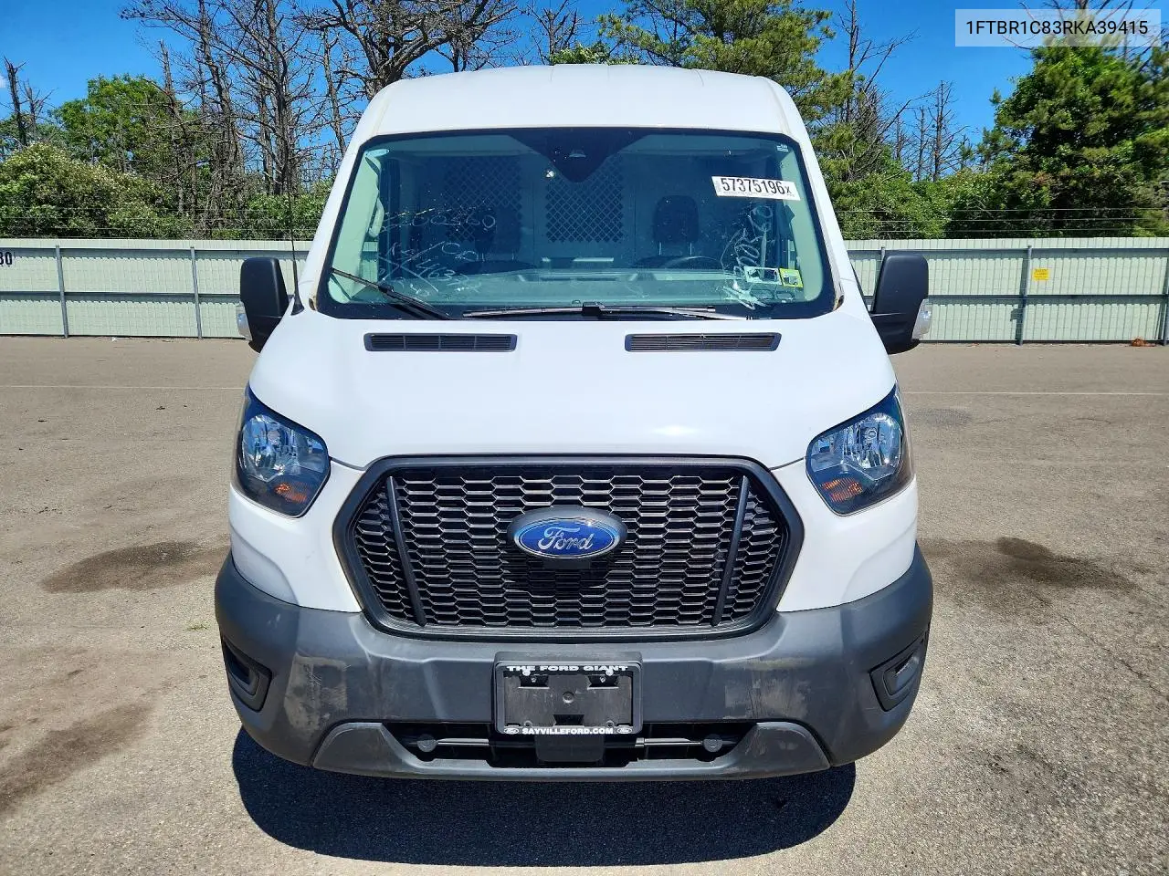 2024 Ford Transit T-250 VIN: 1FTBR1C83RKA39415 Lot: 57375196