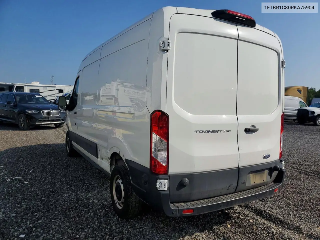 2024 Ford Transit 250 Delivery Van VIN: 1FTBR1C80RKA75904 Lot: 57822546