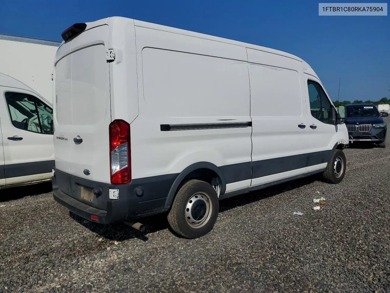 2024 Ford Transit 250 Delivery Van VIN: 1FTBR1C80RKA75904 Lot: 57822546