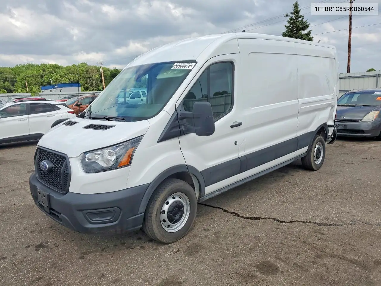 2024 Ford Transit T-250 VIN: 1FTBR1C85RKB60544 Lot: 58933676