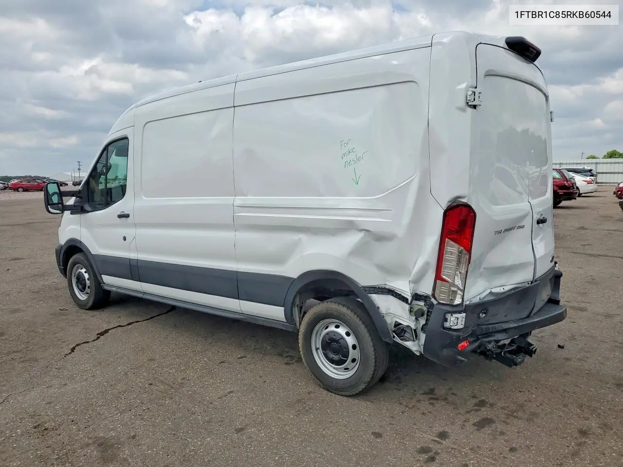 2024 Ford Transit T-250 VIN: 1FTBR1C85RKB60544 Lot: 58933676