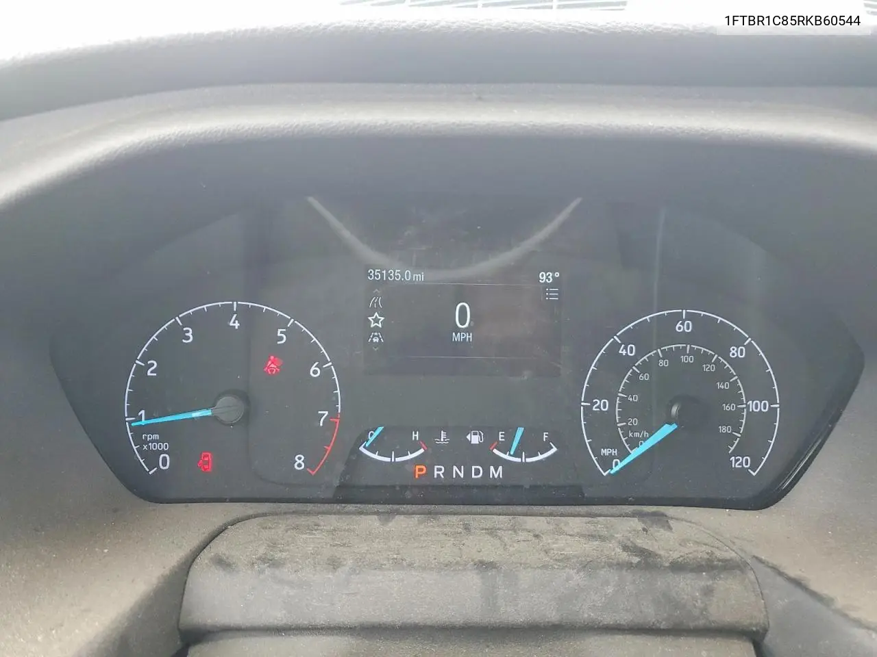 2024 Ford Transit T-250 VIN: 1FTBR1C85RKB60544 Lot: 58933676